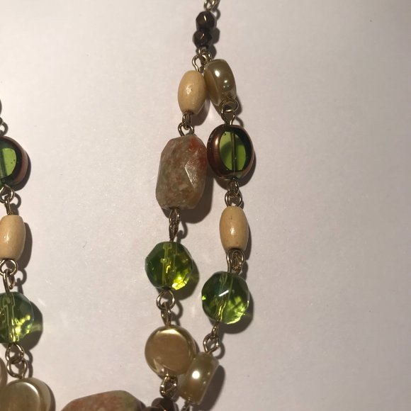 Lia Sophia Green Multi Necklace - Picture 5 of 5